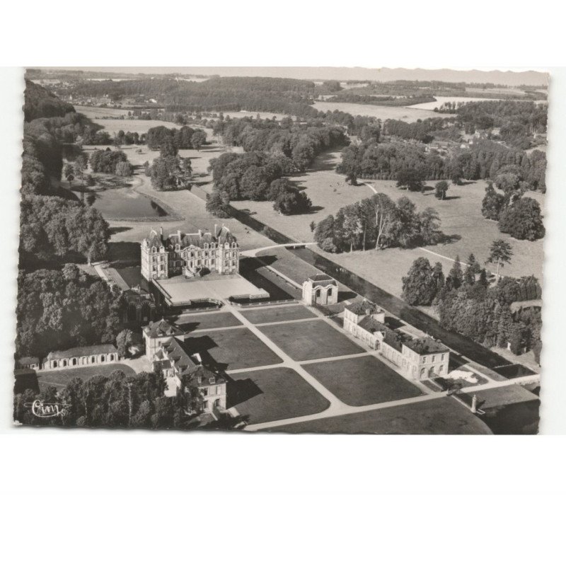 CANY: le château vue aérienne 10x15 - très bon état