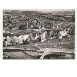 DIEPPE: notre-dame de bonsecours, les falaises, le camping vue aérienne 10x15 - état