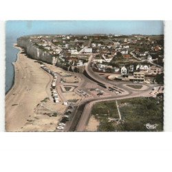 CRIEL-sur-MER: vue générale de la plage vue aérienne 10x15 - très bon état