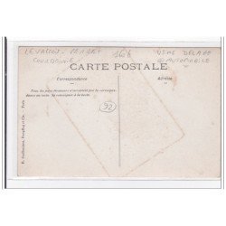 LEVALLOIS-PERRET : usine delage, coubevoie, (automobile - carte photo) - tres bon etat