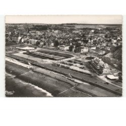 DIEPPE: la plage, les tennis, le golf miniature vue aérienne 10x15 - très bon état