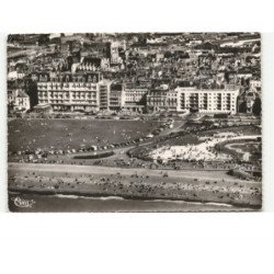 DIEPPE: la plage les jeux les hôtels vue aérienne 10x15 - très bon état