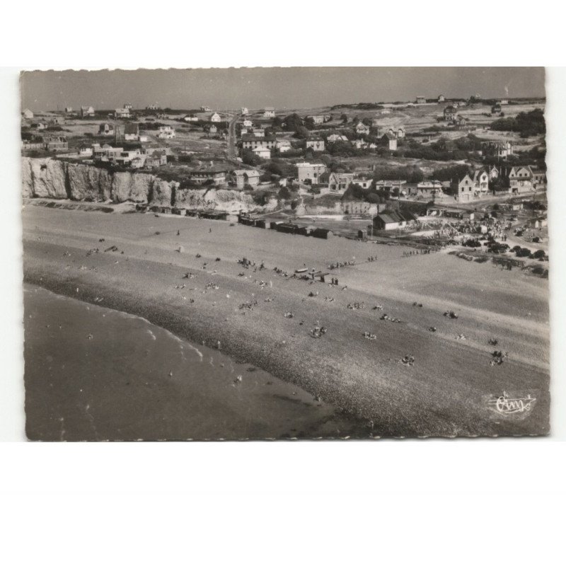 CRIEL-sur-MER: la plage vue aérienne 10x15 - très bon état