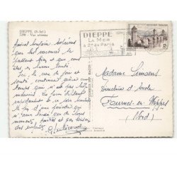 DIEPPE: vue aérienne 10x15 - très bon état