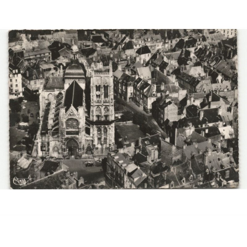 DIEPPE: l'église vue aérienne 10x15 - très bon état