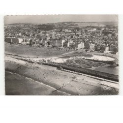 DIEPPE: la plage, le golf miniature et l'esplanade vue aérienne 10x15 - très bon état