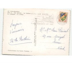 EU: vue générale, le château, la collégiale, le collège vue aérienne 10x15 - très bon état