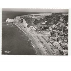 ETRETAT: la plage et de la falaise d'amont vue aérienne 10x15 - très bon état