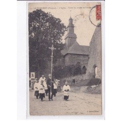 LE TRONCHET: l'église, visiter les arcades de l'ancien château - état