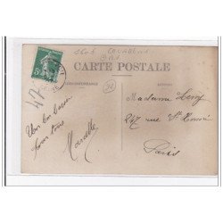 COURBEVOIE : carte photo de l'épicerie Bazille - chocolat-vinay - tres bon etat