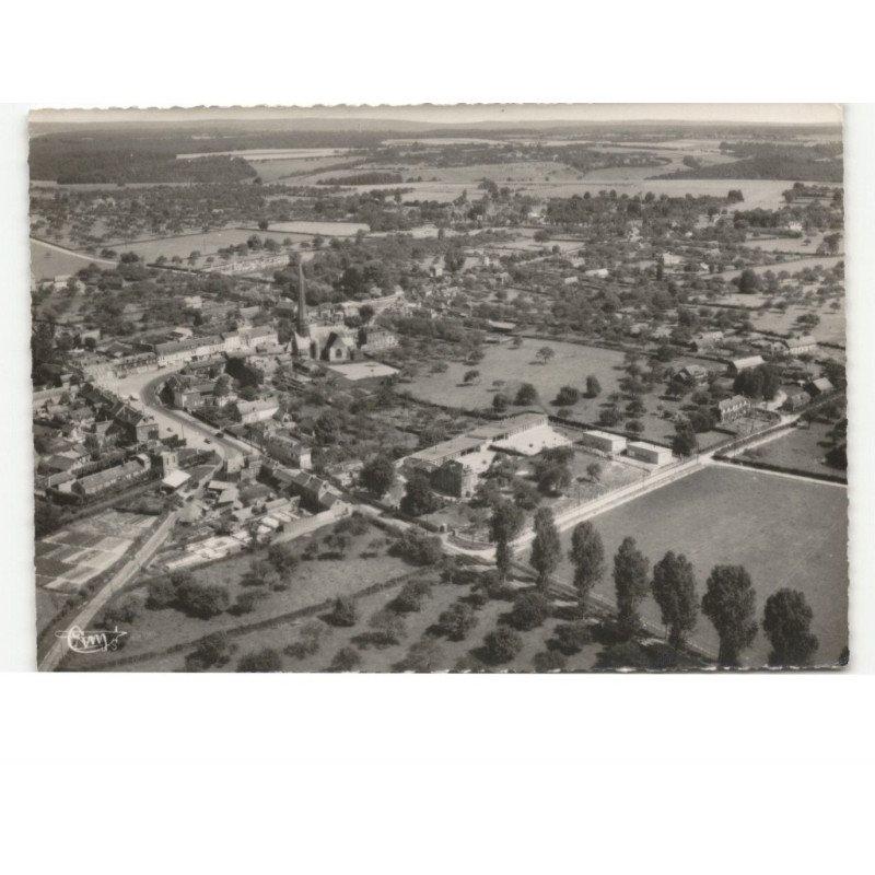 LA FEUILLIE: vue générale vue aérienne 10x15 - très bon état