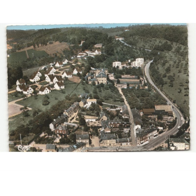 LILLEBONNE: la vallée vue aérienne 10x15 - très bon état