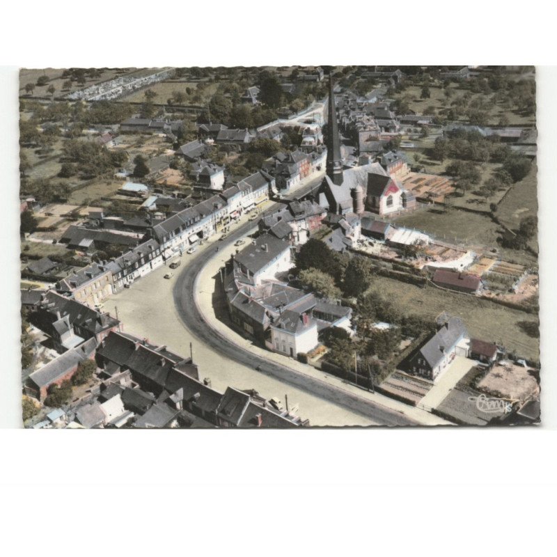 LA FEUILLIE: vue générale vue aérienne 10x15 - très bon état