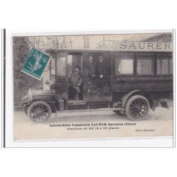 SURESNES : automobile industriels SAURER, omnibus 80 hp 18 a 20 places - tres bon etat