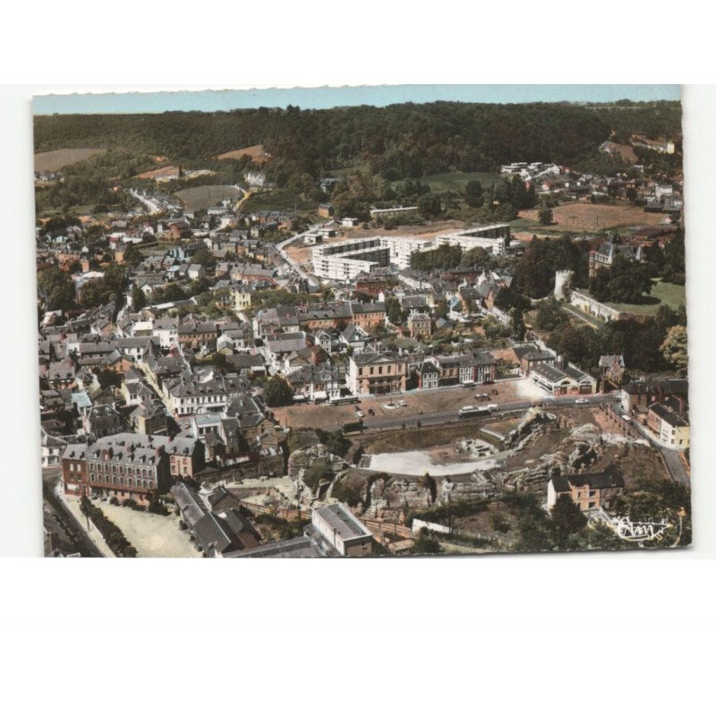 LILLEBONNE: du centre vue aérienne 10x15 - très bon état