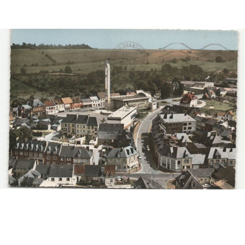 FOUCARMONT: vue générale vue aérienne 10x15 - très bon état