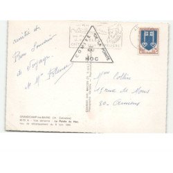 GRANDCAMP-les-BAINS: la pointe du hoc lieu de débarquement du 6 juin 1944 vue aérienne 10x15 - état