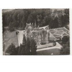 GAILLEFONTAINE: le château, face au midi avec ses 2 pont-levis vue aérienne 10x15 - très bon état