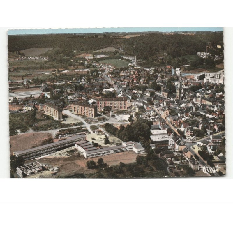 LILLEBONNE: vue générale, groupe glatigny vue aérienne 10x15 - très bon état