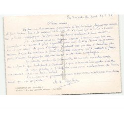 LILLEBONNE: vue générale, le stade vue aérienne 10x15 - très bon état