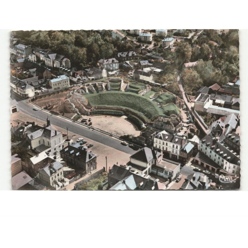 LILLEBONNE: le cirque romain: vue aérienne 10x15 - très bon état