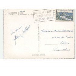 LILLEBONNE: le château vue aérienne 10x15 - état