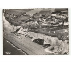 MESNIL-VAL: vue générale de la côte et des villas vue aérienne 10x15 - très bon état