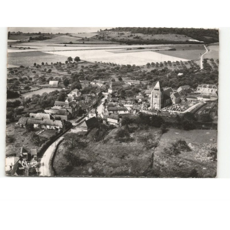 NESLE-HODENG: vue générale vue aérienne 10x15 - très bon état