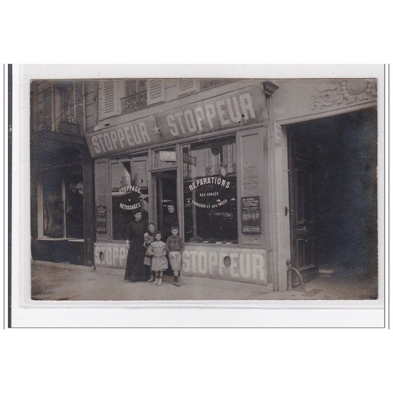 NEUILLY-sur-SEINE : stoppeur stoppeur, stoppage, retissages, reparations - tres bon etat