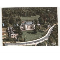 PAVILLY: le château d'esneval vue aérienne 10x15 - très bon état