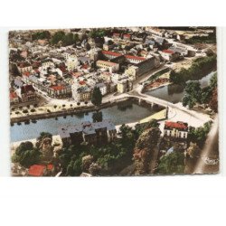 VERDUN: porte-chaussée vue aérienne 10x15 - très bon état