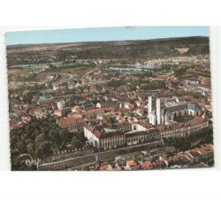 VERDUN: cathédrale et evêché vue aérienne 10x15 - très bon état