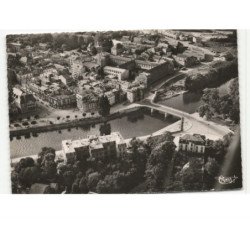 VERDUN: porte-chaussée vue aérienne 10x15 - très bon état