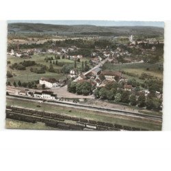 BAYON: vue générale, quartier gare vue aérienne 10x15 - très bon état
