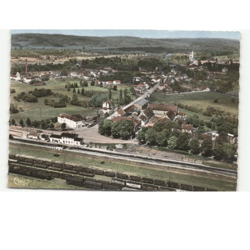 BAYON: vue générale, quartier gare vue aérienne 10x15 - très bon état