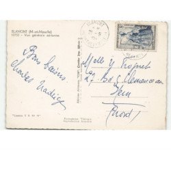 BLAMONT: vue générale vue aérienne 10x15 - très bon état