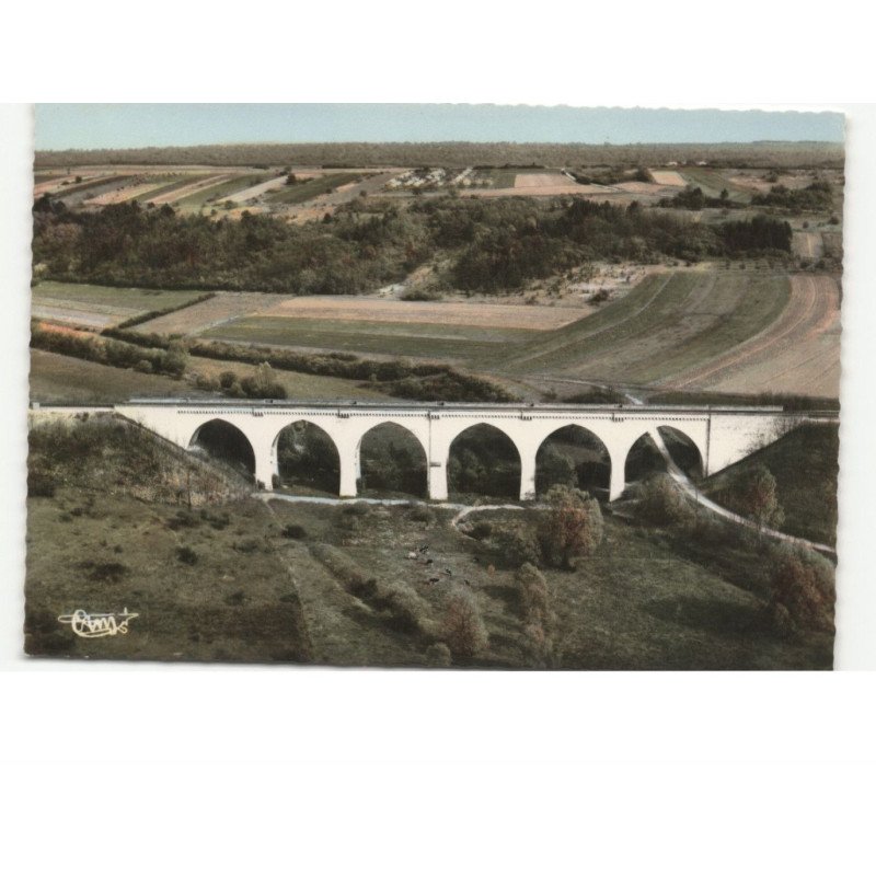 ESSEY-et-MAIZERAIS: le viaduc vue aérienne 10x15 - très bon état