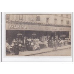 NEUILLY-sur-SEINE : carte photo d'un café restaurant - vraikina - tres bon etat