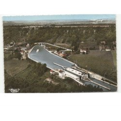 FOUG: le canal, le tunnel et l'écluse vue aérienne 10x15 - très bon état