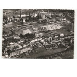 HOMECOURT: la rue pasteur et usines sidelor vue aérienne 10x15 - très bon état