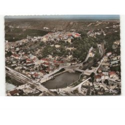 LIVERDUN: générale et les bords du canal vue aérienne 10x15 - très bon état
