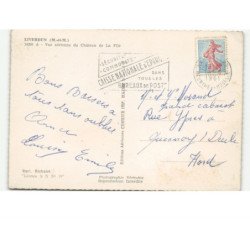 LIVERDUN: château de la file vue aérienne 10x15 - très bon état