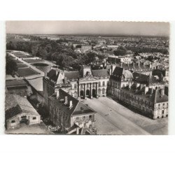 LUNEVILLE: ensemble château, bosquets vue aérienne 10x15 - très bon état