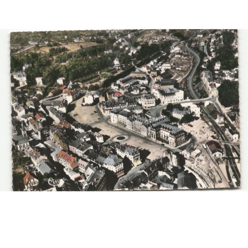 LONGWY-BAS: vue générale vue aérienne 10x15 - très bon état