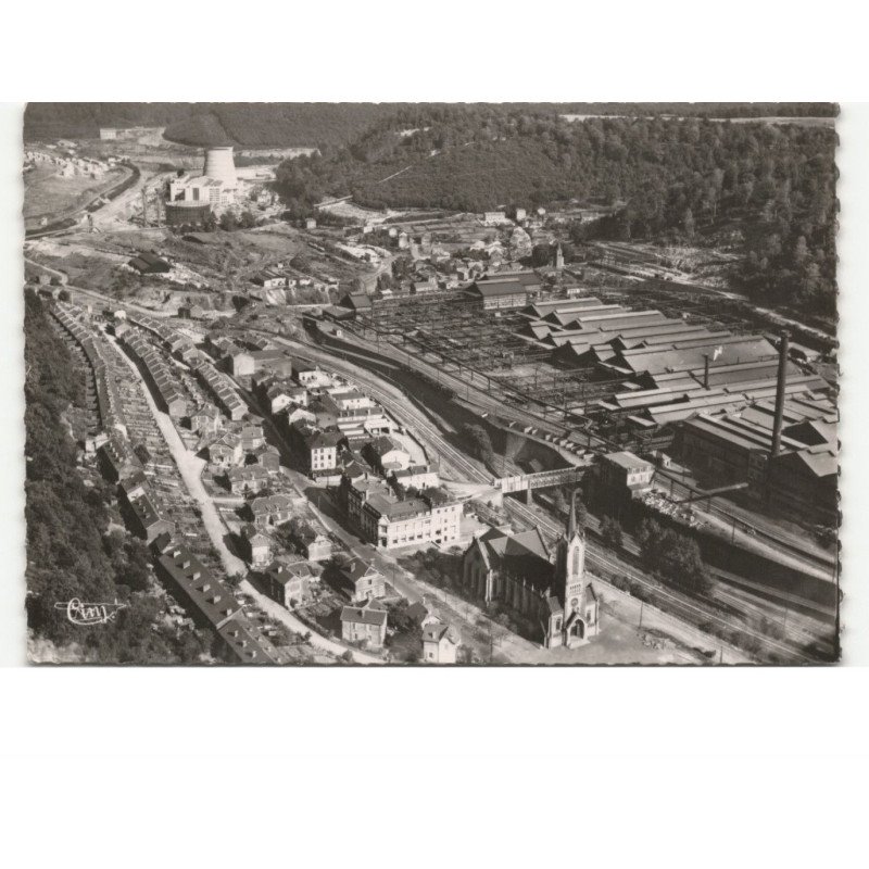 LONGWY: vue aérienne 10x15 - très bon état