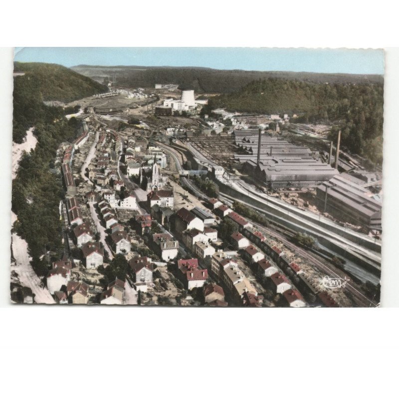 LONGWY - HERSERANGE: vue générale vue aérienne 10x15 - état