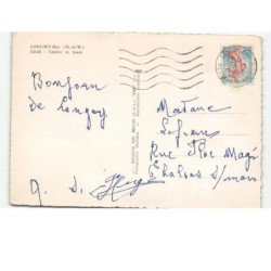 LONGWY-BAS: centre et gare vue aérienne 10x15 - très bon état