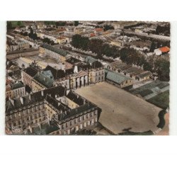 LUNEVILLE: le château vu des bosquets vue aérienne 10x15 - état