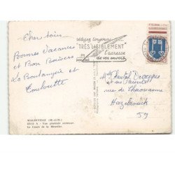 MALZEVILLE: vue générale, le cours de la meurthe vue aérienne 10x15 - très bon état