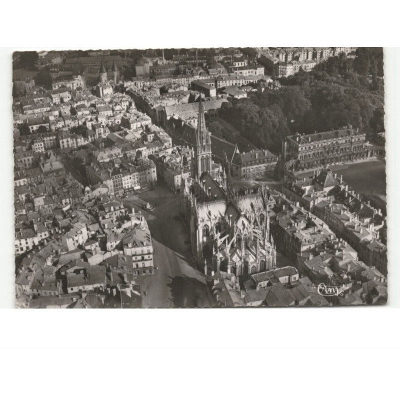 NANCY: vue générale vue aérienne 10x15 - très bon état